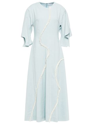 Rejina Pyo + Celine Fringed Gauze Midi Dress