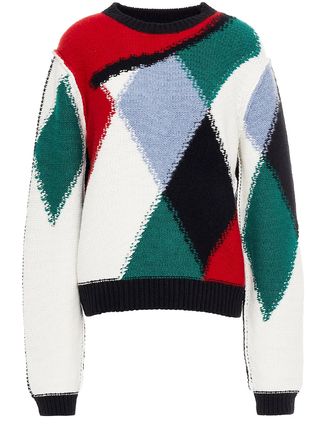 Khaite + Erique Intarsia Cashmere Sweater