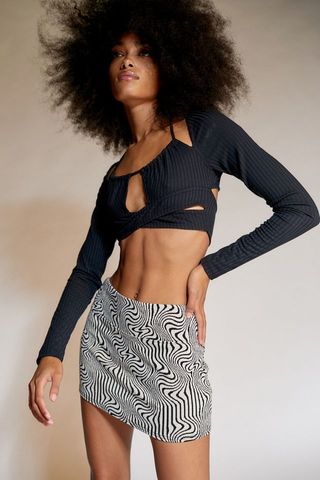 Urban Outfitters + Peachy Low-Rise Mini Skirt