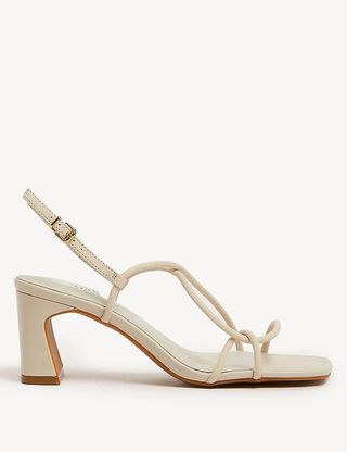 M&S Collection + Leather Strappy Statement Sandals