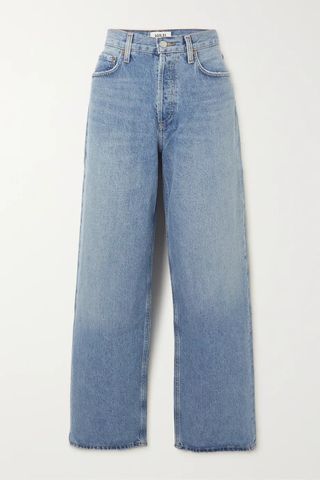 Agolde + Low-Rise Organic Boyfriend Jeans