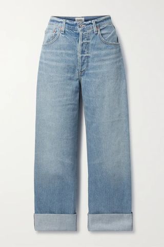 Citizens of Humanity + Ayla High-Rise Wide-Leg Organic Jeans