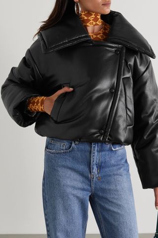 Nanushka + Jamie Padded Vegan Leather Jacket