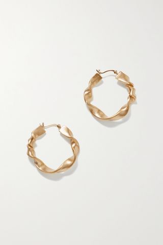 Completedworks + Flux Gold-Plated Hoop Earrings