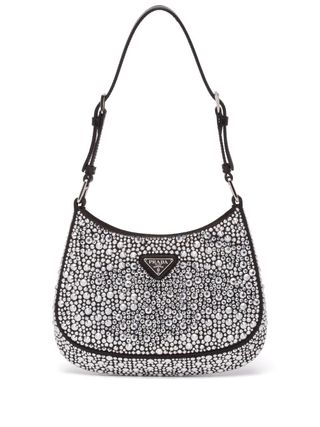 Prada + Embellished Cleo Shoulder Bag