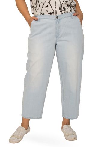 Standards & Practices + Harlow High Waist Tapered Crop Jeans