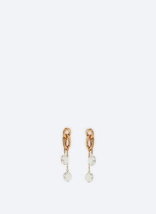 Uterque + Double Pearl Bead Earrings