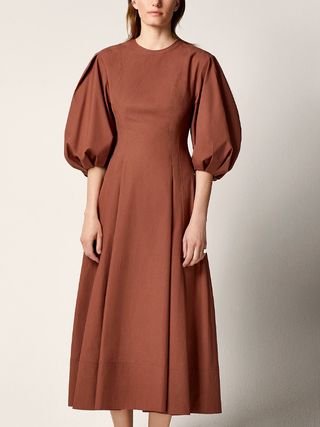 Another Tomorrow + Puff Sleeve Dress