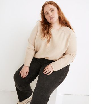Madewell + (Re)sourced Cashmere Crewneck Sweater