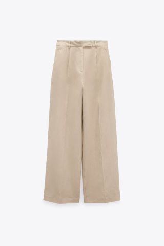 Zara + Masculine Linen Trousers