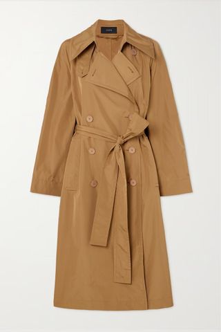 Joseph + Rainwear Chatsworth Belted Double-Breasted Shell Trench Coat