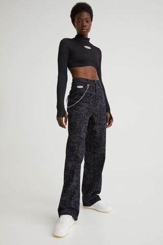 H&M + Loose Fit Twill Pants