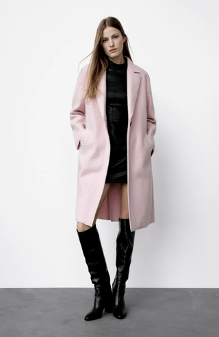 Zara + Textured Coat