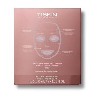 111Skin + Rose Gold Brightening Facial Treatment (Set of five masks)