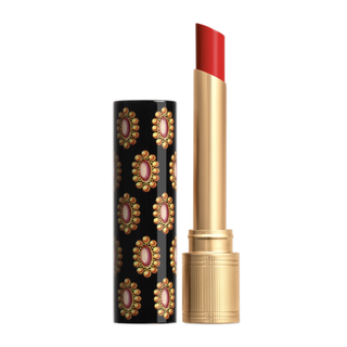 Gucci + Rouge de Beauté Brilliant High-Shine Lipstick in Gold Red