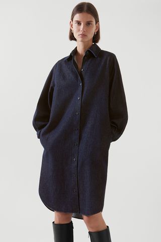 Cos + Denim Shirt Dress