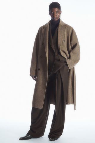 COS + Oversixed Double Breasted Wool Coat