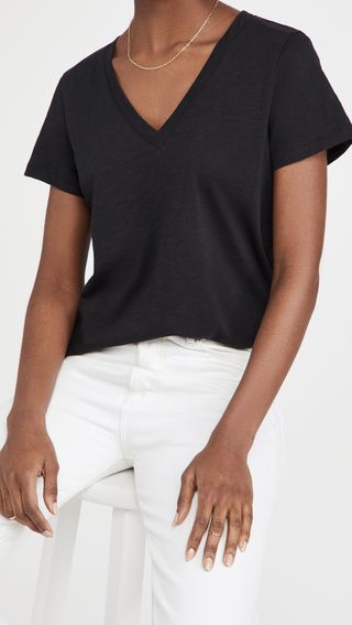 Madewell + Whisper Cotton V-Neck Tee