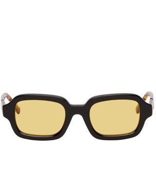 Bonnie Clyde + Black & Yellow Shy Guy Sunglasses