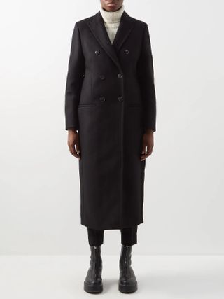 Totême + Double-Breasted Delaine Coat