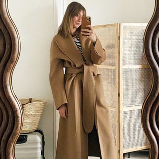 Toteme coat clearance camel