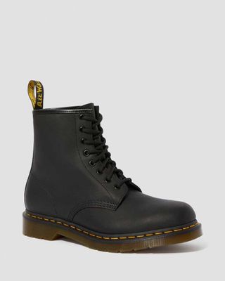 Dr. Martens + 1460 Greasy Leather Lace Up Boots
