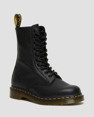 Dr. Martens + 1490 Virginia Leather Mid Calf Boots