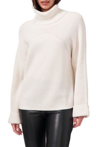 Vince Camuto + Roll Cuff Turtleneck Sweater
