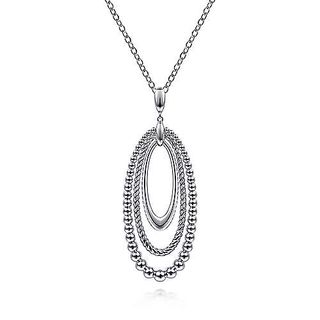 Gabriel & Co. + 24-Inch 925 Sterling Silver Pendant Necklace