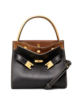 Tory Burch + Lee Radziwill Petite Leather Double Bag