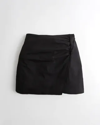 Hollister + Ultra High Rise Cinched Mini Skirt