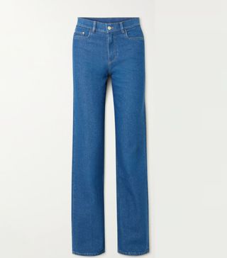 Wandler + Poppy Organic High-Rise Straight-Leg Jeans