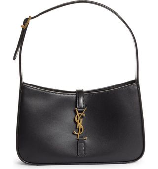 Saint Laurent + YSL Leather Shoulder Bag