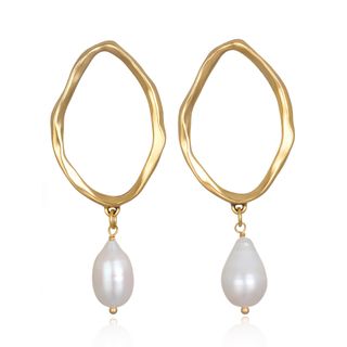 Sequin + Pearl Earrings