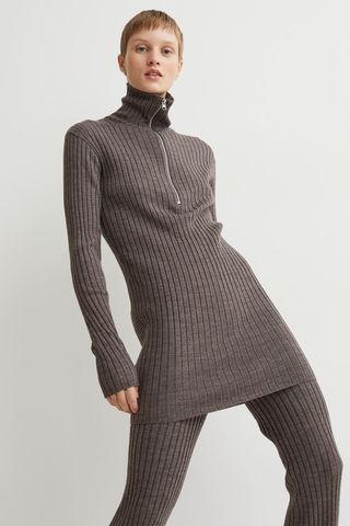 H&M + Rib-Knit Merino Wool Sweater