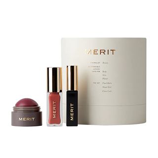 Merit + The Holiday Essentials Face Set