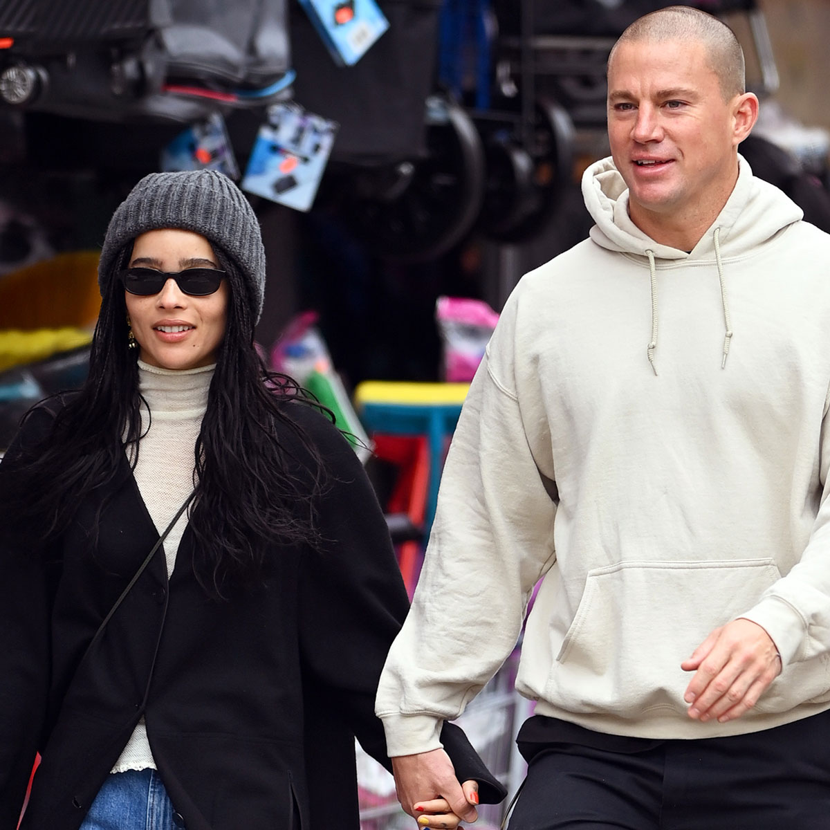 Zoë Kravitz Wore the Perfect Date Outfit With Channing Tatum