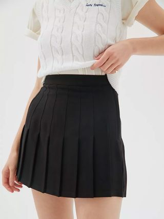Urban Outfitters + Gabrielle Pleated Mini Skirt