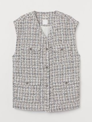 H&M + Textured-Weave Vest