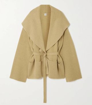 Totême + Belted Wool and Yak-Blend Jacket