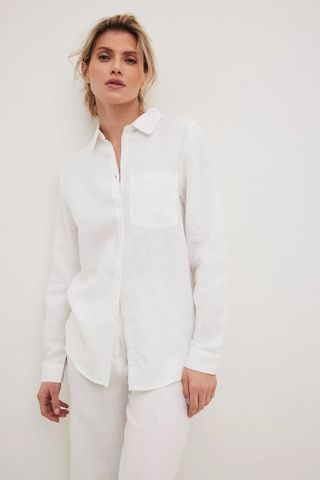 NA-KD Classic + Linen Shirt