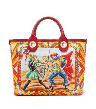 Dolce & Gabban + Graphic-Print Tote Bag
