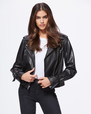 PAIGE + Rayven Leather Jacket