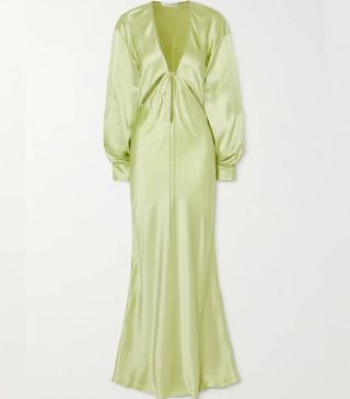 Christopher Esber + Triquetra Cutout Silk-Charmeuse Maxi Dress