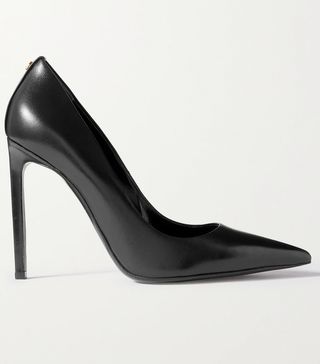 Tom Ford + T Screw leather pumps