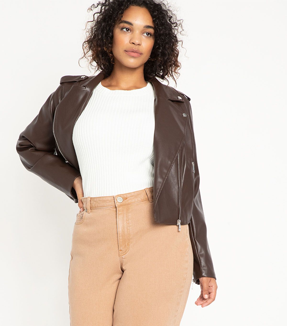 The 30 Best Brown Leather Jackets That Are Seriously Chic | Who What Wear