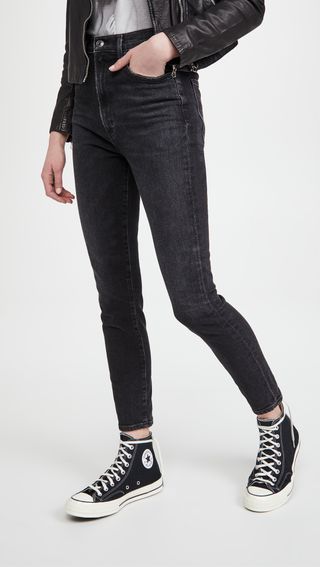 Agolde + Pinch Waist Ultra High Rise Skinny Jeans
