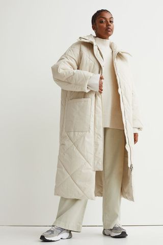 H&M + Quilted Coat