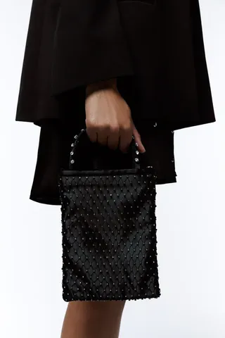 Zara + Mini Bucket Bag