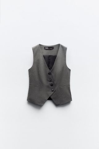 Zara + Tailored Waistcoat